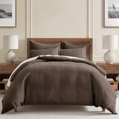 Levtex Home Cloud Waffle Duvet Cover Set -Bedding Shop 6554496 Cocoa