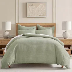 Levtex Home Cloud Waffle Duvet Cover Set -Bedding Shop 6554496 Sage
