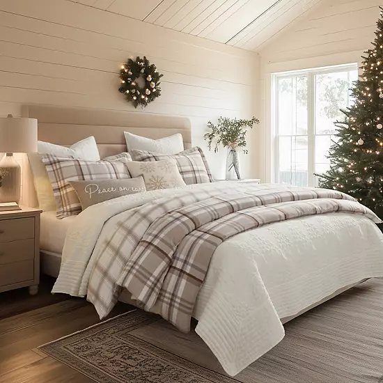 Levtex Home Spencer Plaid Flannel Duvet Cover Set 2 Levtex Home Spencer Plaid Flannel Duvet Cover Set - Image 2