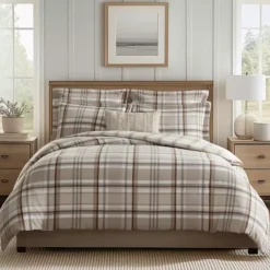 Levtex Home Spencer Plaid Flannel Duvet Cover Set 21 Levtex Home Spencer Plaid Flannel Duvet Cover Set -Bedding Shop 6554757 Beige
