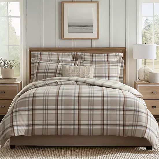 Levtex Home Spencer Plaid Flannel Duvet Cover Set 11 Levtex Home Spencer Plaid Flannel Duvet Cover Set - Image 11