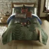 Donna Sharp Bear Cottage Quilt & Sham Set