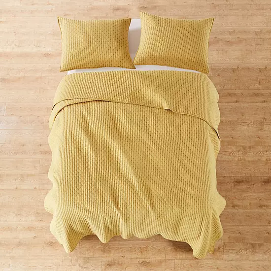 Levtex Home Cross Stitch Bedspread Set 2 Levtex Home Cross Stitch Bedspread Set - Image 2