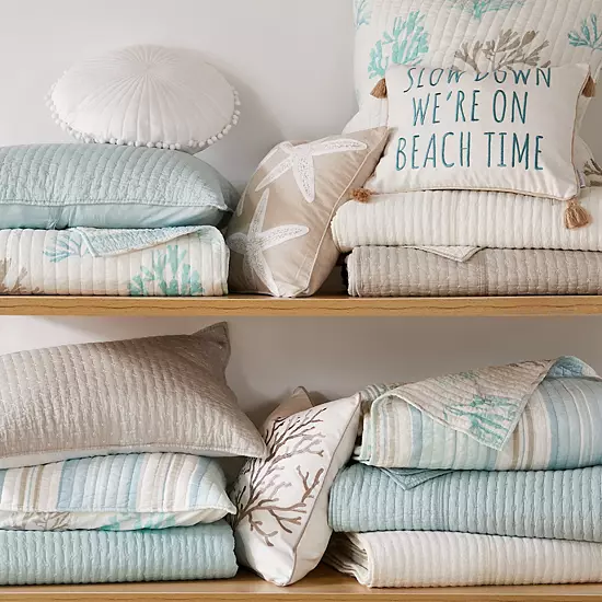 Levtex Home Cross Stitch Bedspread Set 8 Levtex Home Cross Stitch Bedspread Set - Image 8