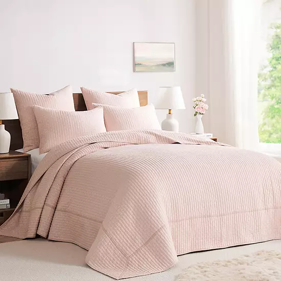 Levtex Home Cross Stitch Bedspread Set 15 Levtex Home Cross Stitch Bedspread Set - Image 15