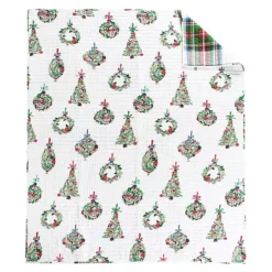 Levtex Home Festive Baubles Quilted Throw -Bedding Shop 6607442 ALT4