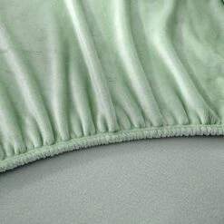 Swift Home Microplush Flannel Fitted Sheet 19 Swift Home Microplush Flannel Fitted Sheet -Bedding Shop 6610995 Sage 1