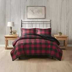 Woolrich Bernston Faux Wool To Faux Fur Down Alternative Comforter Set