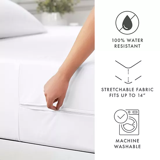 Urban Loft's Mattress Protector Spill Proof Premium Bed Bug Encasement 4 Urban Loft's Mattress Protector Spill Proof Premium Bed Bug Encasement - Image 4