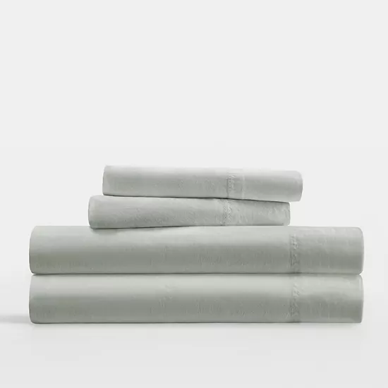 Home Collection Solid Cotton Sheet Set Or Pillowcases 11 Home Collection Solid Cotton Sheet Set Or Pillowcases - Image 11