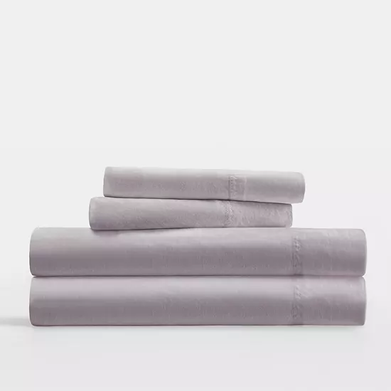 Home Collection Solid Cotton Sheet Set Or Pillowcases 12 Home Collection Solid Cotton Sheet Set Or Pillowcases - Image 12