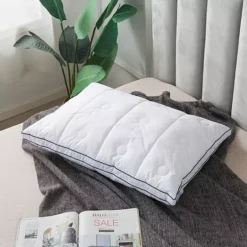 Royal Velvet Quilted Surround Pillow With Gel Fiber Core -Bedding Shop 6660345 ALT2