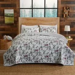 Madelinen® Winter Holiday Lodge Quilt Set With Shams -Bedding Shop 6664289 ALT5