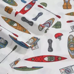 Eddie Bauer Cotton Sheet Set -Bedding Shop 6665723 Kayak Red