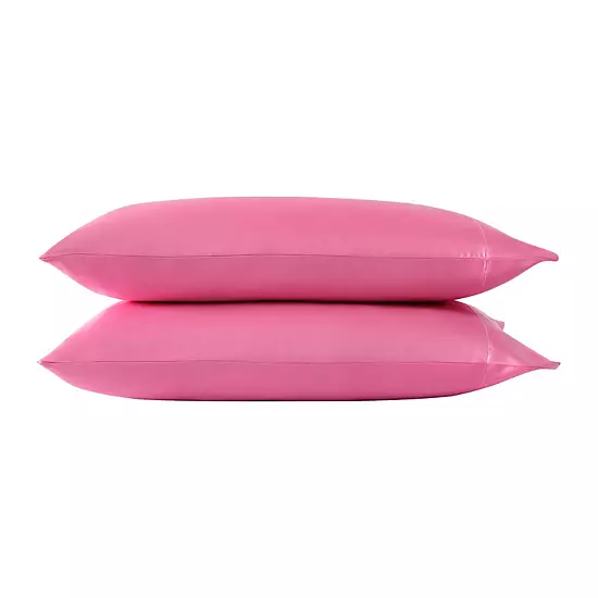 Betsey Johnson Solid Satin Pillowcases Set 2 Betsey Johnson Solid Satin Pillowcases Set - Image 2