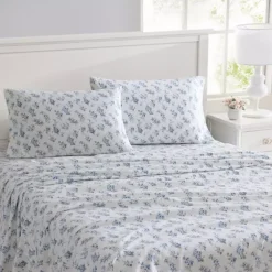 Laura Ashley Ashfield Printed Flannel Sheet Set 17 Laura Ashley Ashfield Printed Flannel Sheet Set -Bedding Shop 6666854 ALT2