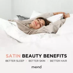 NIGHT® Washable Satin Pillowcase 2-pc. Set -Bedding Shop 6704290 ALT3