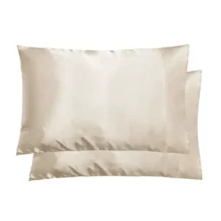 NIGHT® Washable Satin Pillowcase 2-pc. Set -Bedding Shop 6704290 Beige