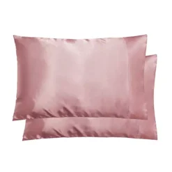 NIGHT® Washable Satin Pillowcase 2-pc. Set -Bedding Shop 6704290 Pink