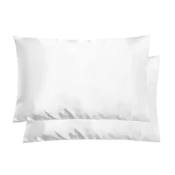 NIGHT® Washable Satin Pillowcase 2-pc. Set -Bedding Shop 6704290 White