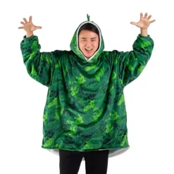 The Bare Homey - Adult Wearable Blanket - Sherpa Side Pockets -Bedding Shop 6837342 Dinosaur