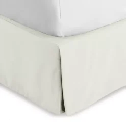 Tailored Pleated Bedskirt -Bedding Shop 6864334 Cream