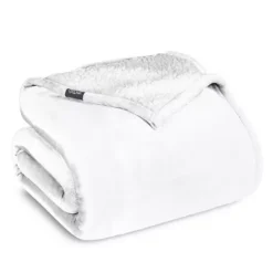 Sherpa Fleece Blanket 26 Sherpa Fleece Blanket -Bedding Shop 6864338 White