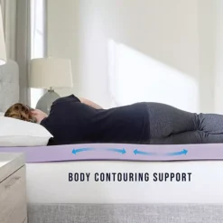 BodiPedic 3-Inch Lavender Scented Memory Foam Mattress Topper -Bedding Shop 6939425 ALT5