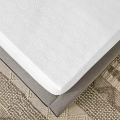 BodiPedic 3-Inch Gel-Infused Memory Foam Mattress Topper With Cooling Cover -Bedding Shop 6939432 ALT4