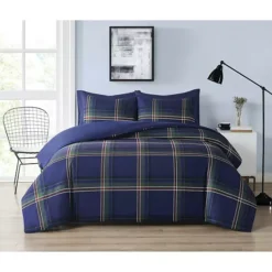 Truly Soft Bronson Plaid Duvet Cover Set