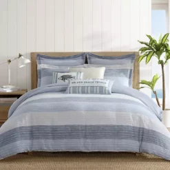 Levtex Home Sand Stripes Comforter Set With Shams -Bedding Shop 6980874 Blue