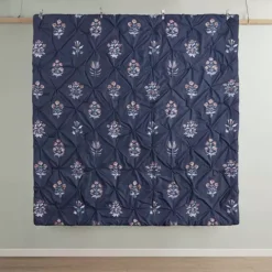 Madison Park Peony 4-Piece Pintuck Comforter Set With Throw Pillow -Bedding Shop 6993843 ALT7