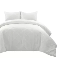 Lush Decor 3-Piece Diamond Geo Jacquard Boho Chic Comforter Set -Bedding Shop 7007447 ALT7