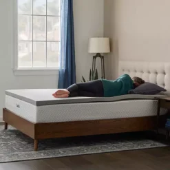 Lucid Dream 2-in. Gel & Charcoal Mattress Topper With Cover -Bedding Shop 7008552 ALT3