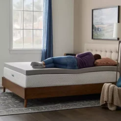 Lucid Dream 3-in. Gel & Charcoal Mattress Topper With Cover -Bedding Shop 7008553 ALT3