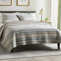 Sonoma Goods For Life® Woven Stripe Quilt Or Sham -Bedding Shop 7009469 ALT2