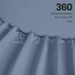 SUPERIOR Egyptian Cotton 1500 Thread Count Solid 4-pc Sheet Set -Bedding Shop 7106115 ALT5