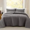 Brooklyn Loom 3-Piece Oversized Cotton Percale Quilt Set