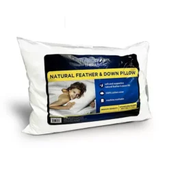 Theradown™ By Therapedic™ Natural Feather & Down Pillow -Bedding Shop 7116436 ALT4