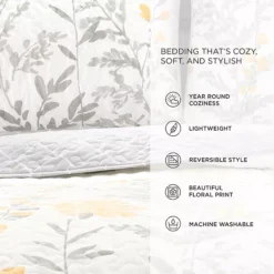 Lush Decor Aprile 3-pc. Reversible California King Quilt Set -Bedding Shop 7117550 ALT5