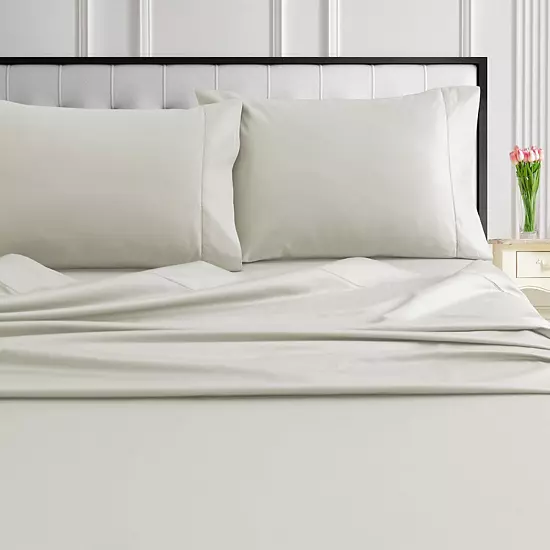 Tribeca Living 1000 Thread Count Sateen Extra Deep Pocket Sheet Set With Pillowcases 3 Tribeca Living 1000 Thread Count Sateen Extra Deep Pocket Sheet Set With Pillowcases - Image 3