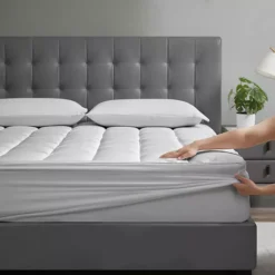 Serta® DownEssence Pillow Top Mattress Topper -Bedding Shop 7124462 ALT4