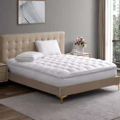 Serta® DownEssence Pillow Top Mattress Topper -Bedding Shop 7124462 ALT6