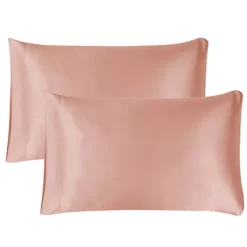 Mend Set Of 2 Satin Beauty Pillowcases -Bedding Shop 7133305 Blush