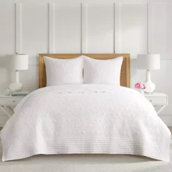 Draper James Davenport White Coverlet Or Sham