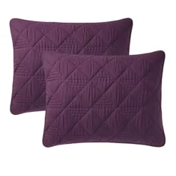 VCNY Home Lucy 3-Piece Pinsonic Diamond Microfiber Quilt Set -Bedding Shop 7170373 ALT4