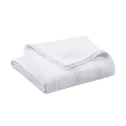 Vellux Cotton Throw Blanket -Bedding Shop 7181202 White