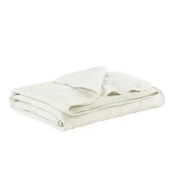 Sharper Image Cooling Touch Down Alternative Throw Blanket -Bedding Shop 7182403 Ivory