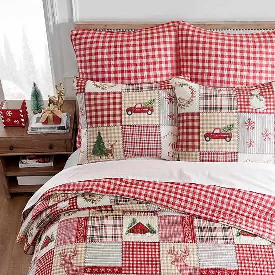 Levtex Home Home For Christmas Bedspread Set 3 Levtex Home Home For Christmas Bedspread Set - Image 3