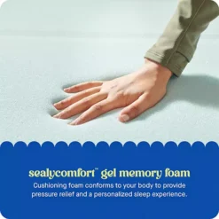 Sealy Dreamlife™ 3-in. Gel Memory Foam Mattress Topper -Bedding Shop 7225636 ALT4